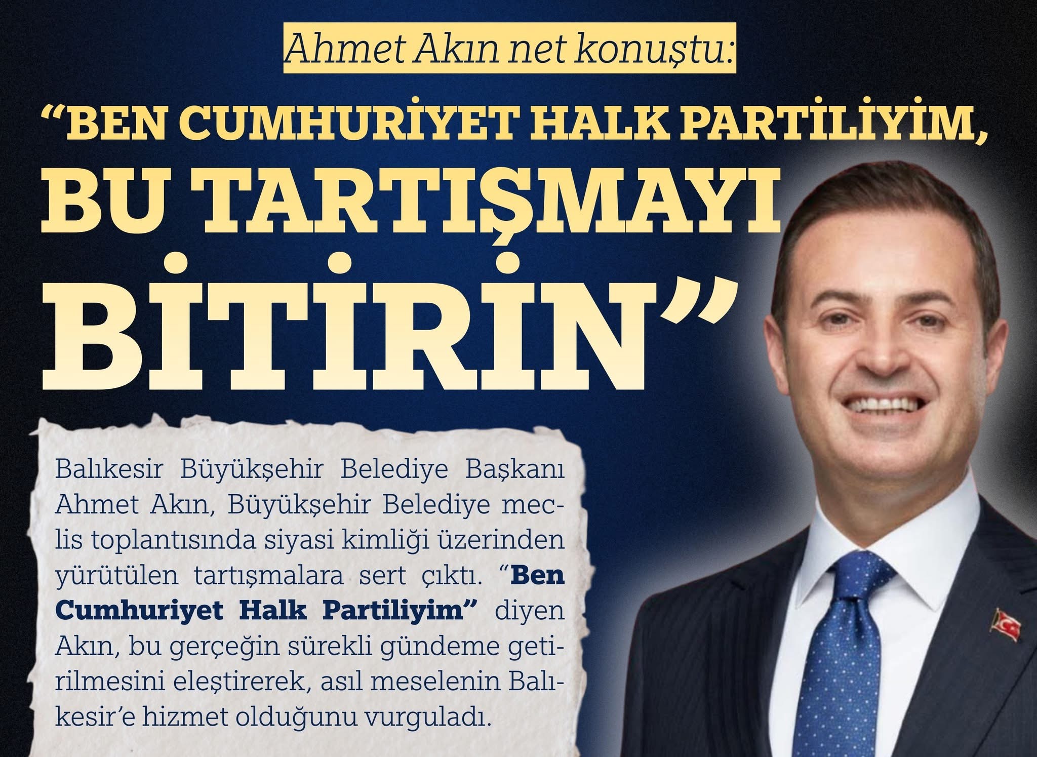 AHMET AKIN NET KONUŞTU