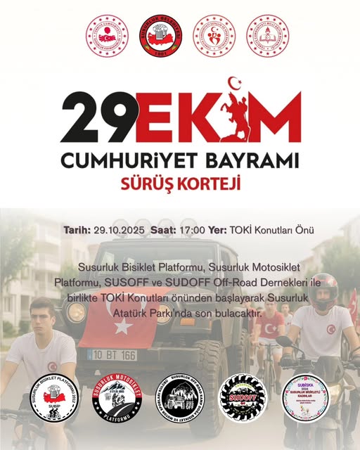 Susurluk’ta Cumhuriyet Sürüşü ile 102. Yıl Coşkusu Yaşanacak